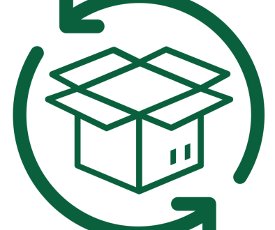 recycled packaging icon